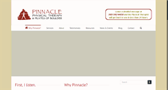 Desktop Screenshot of pinnaclephysicaltherapyboulder.com